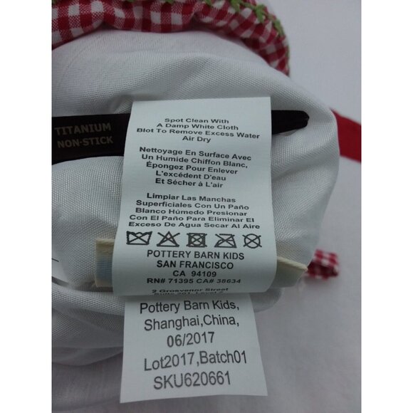 Pottery Barn Kids Stoye Jumbo Stocking Santa Gifts Holiday Quilted 31.5 Inches - Picture 10 of 11